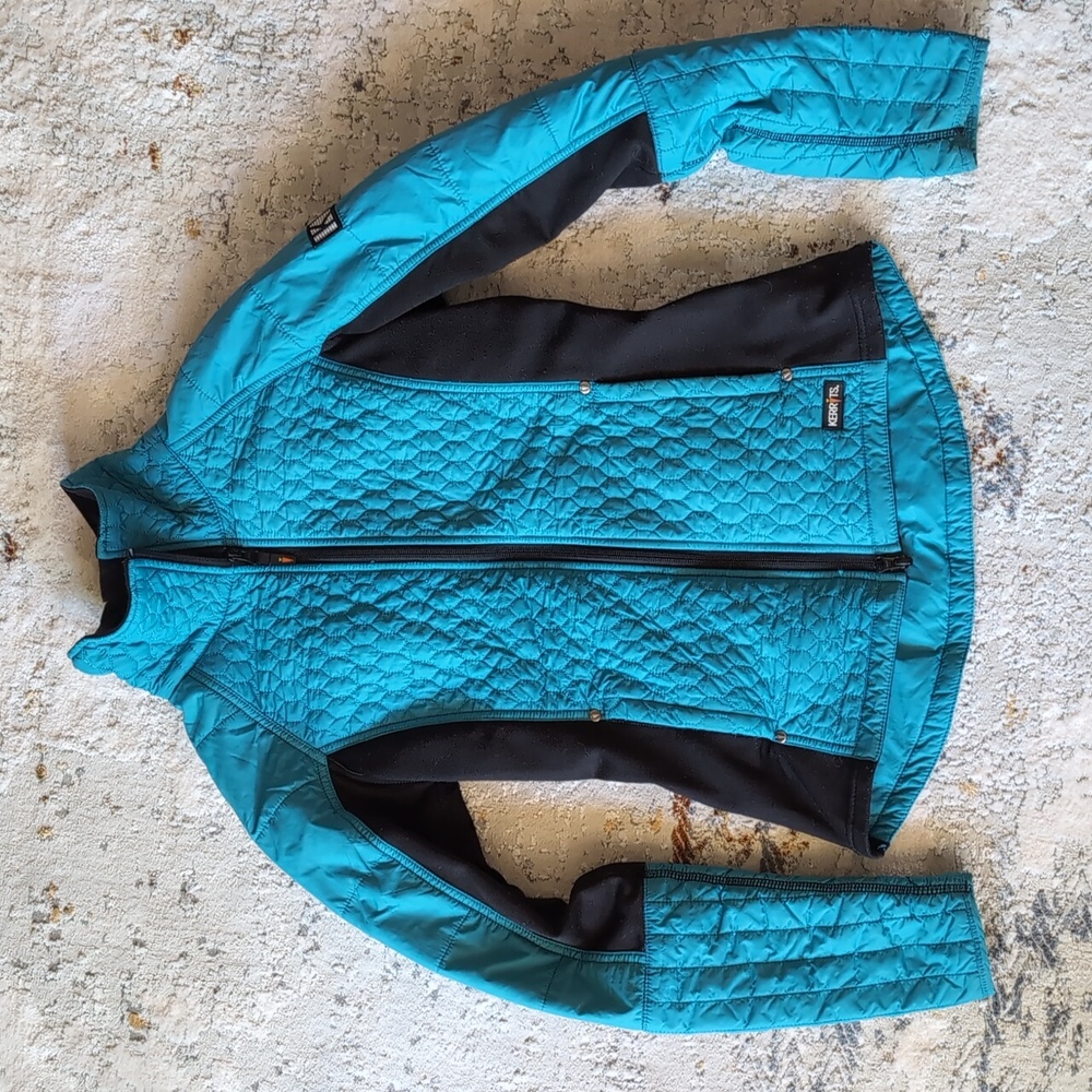 Fleece lined winter equestrian riding jacket.